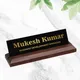 Black Plate with Gold Lettering__Craftick