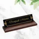 Black Plate with Gold Lettering__Craftick
