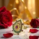 Gold & Red & Green__Mrigangi