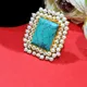 Gold & Turquoise__Mrigangi