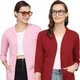 Baby Pink & Maroon__RRAVAYKI