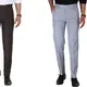 Dark Brown & Grey__KS FASHION