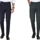 Navy Blue & Bottle Green__KS FASHION