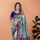 Mint Green with Royal Blue Accents__VUSARI