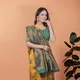 Mustard Gold with Deep Green Border__VUSARI