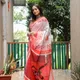 Classic White With Vibrant Red__VUSARI