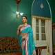 Teal__Vishnu Weaves