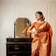 Orange__Vishnu Weaves