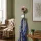 ORANGE HAND PAINTED __Maison Belle Art & Craft