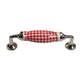 Silver Check Red__Maison Belle Art & Craft