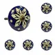 Blue hand painted__Maison Belle Art & Craft