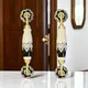 BLACK HAND PAINTED 1__Maison Belle Art & Craft