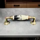 6. BLACK HAND PAINTED__Maison Belle Art & Craft