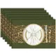 Green Leaves - Set of 6__FURNISHYA