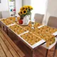 Yellow - 6 Placemat + 1 Runner (13"x72")__FURNISHYA