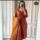 maroon__Jaipuri Kurta