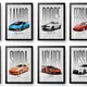Cars (SET OF 8 )__ART NEST