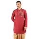 Beige & Maroon __Satav