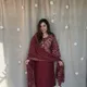 Maroon Bandhani__PRETTY LIBAS