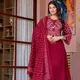 Maroon Bandhani__Global Desi Kurti