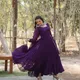 purple__INDIAN DRESS