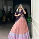 peach__INDIAN DRESS