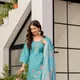 Teal Blue__JAYPORE KURTI