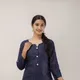 Dark Blue::Silver__western cotton