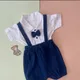 WHITE,ROYAL BLUE & WHITE__6E BABY