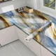 Blue Golden Marble Foil__HOMELY HEAVENS