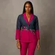 Hot Pink & Denim__Butterfly By Simran