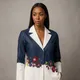 White & Denim__Butterfly By Simran