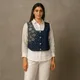 White & Denim__Butterfly By Simran
