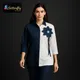 Denim & white__Butterfly By Simran