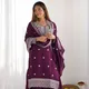 Purple__Indian Poshak
