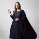 Navy Blue__Akshar Creation 