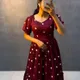 Maroon__Designer dresses