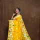 Yellow White__Anjali sharee