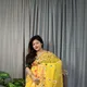 Yellow White__Anjali sharee