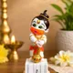 White & Orange (Marble Look)__The Indian Soil