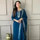 Peacock Blue__RAdhe Kurti