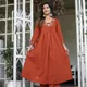 Rust Red__RAdhe Kurti