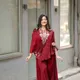 maroon__RAdhe Kurti