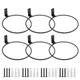 Black - Pack of 6__Ezzu Crafts