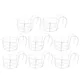 White - Pack of 8__Ezzu Crafts
