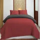 Burgundy and Dark Grey__Kedara Cloth