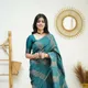 Teal__SWADESH SAREE