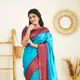 Aqua__SWADESH SAREE