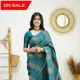 TEAL__SWADESH SAREE