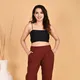 BURGUNDY SOLID__Safed Dhaga